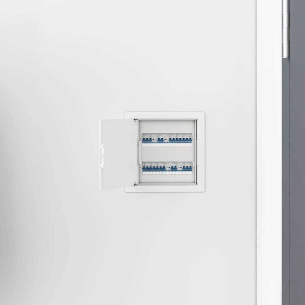 vidaXL Πίνακες Πρόσβασης 2 pcs Λευκό 15 x 15 x 2 εκ. ΑΒΣ Πλαστικό