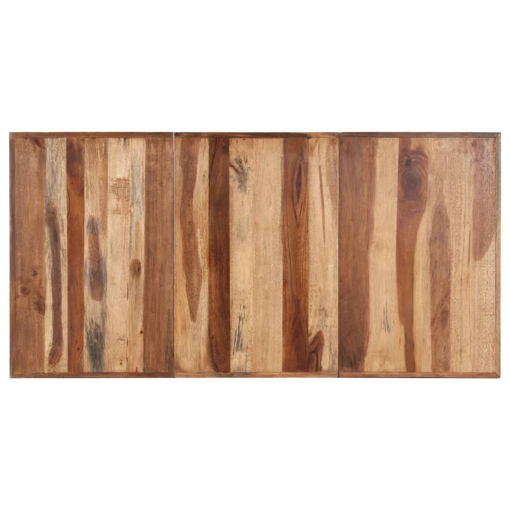 vidaXL Τραπεζαρία 160 x 80 x 75 εκ. Μασίφ Ξύλο & Μελί Φινίρισμα