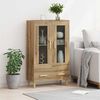 vidaXL Highboard Artisan Oak 70 x 31 x 115 &epsilon;&kappa; &Epsilon;&pi;&epsilon;&xi;&epsilon;&rho;&gamma;&alpha;&sigma;&mu;έ&nu;&omicron; &xi;ύ&lambda;&omicron;