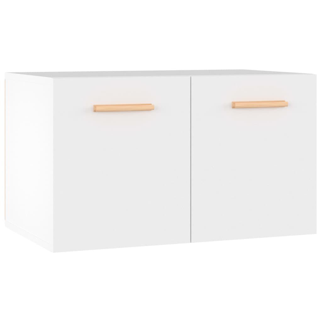 vidaXL Ντουλάπι Τοίχου Λευκό 60 x 36,5 x 35 εκ. από Επεξεργασμένο Ξύλο