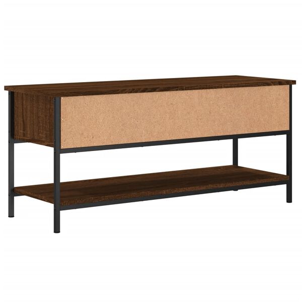 vidaXL Έπιπλο Τηλεόρασης Καφέ Δρυς 100x35x45 εκ. Επεξεργασμένο Ξύλο