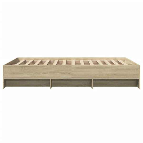 vidaXL Πλαίσιο Κρεβατιού Χωρ. Στρώμα Sonoma Δρυς 120x200εκ. Επ. Ξύλο