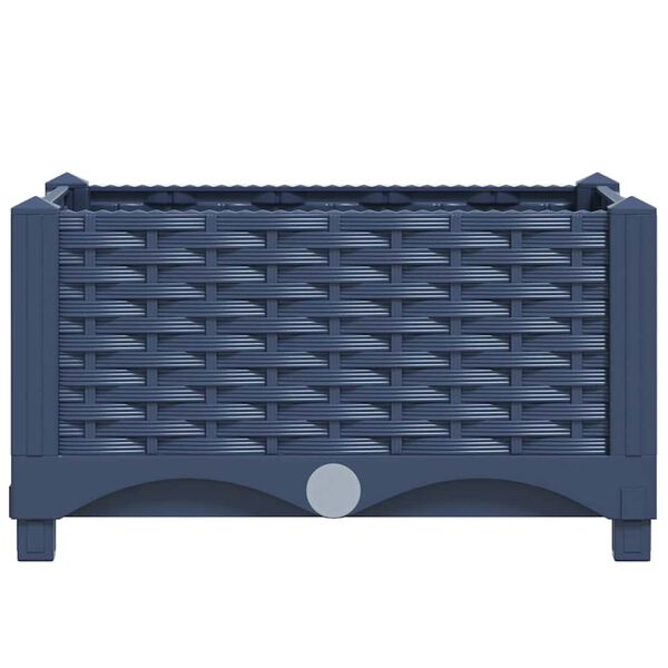 vidaXL Ζαρντινιέρα 40 x 40 x 23 εκ. από Πολυπροπυλένιο