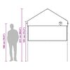 vidaXL Σκηνή Canopy Pop-up Πράσινο 200 x 200 cm ύφασμα