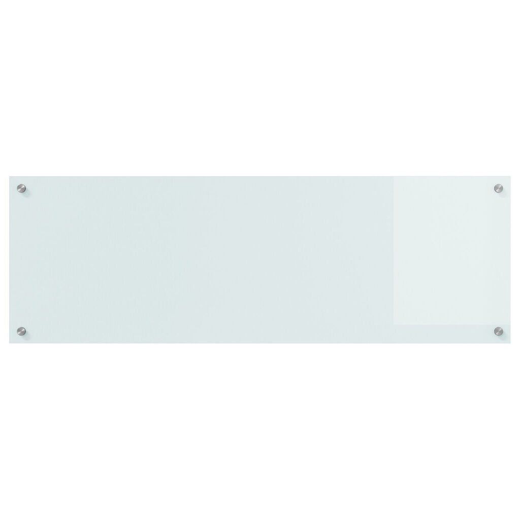 vidaXL Λευκή Επιφάνεια Κουζίνας 120x40x0,6 cm από Σκληρυμένο Γυαλί