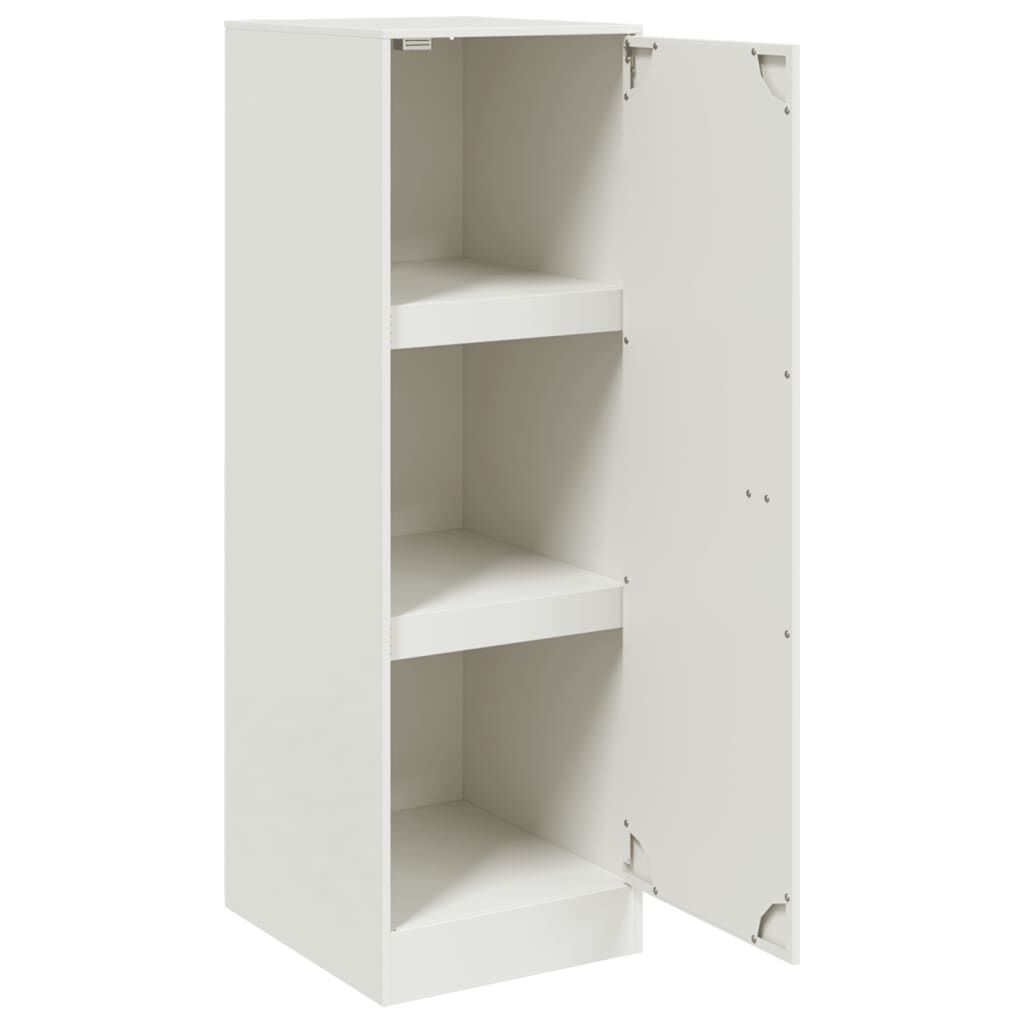vidaXL Μπουφές Λευκός 34,5x39x107 εκ. από Ατσάλι