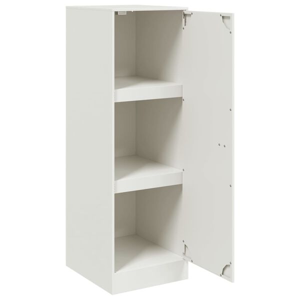 vidaXL Μπουφές Λευκός 34,5x39x107 εκ. από Ατσάλι