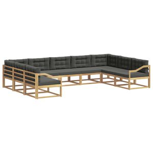 vidaXL &Sigma;&epsilon;&iota;&rho;ά &Kappa;&alpha;&nu;&alpha;&pi;έ &Epsilon;&xi;&omega;&tau;&epsilon;&rho;&iota;&kappa;&omicron;ύ &mu;&epsilon; &mu;&alpha;&xi;&iota;&lambda;ά&rho;&iota; 9 pcs Ά&sigma;&pi;&rho;&omicron; &kappa;&alpha;&iota; &Alpha;&nu;&theta;&rho;&alpha;&kappa;ί