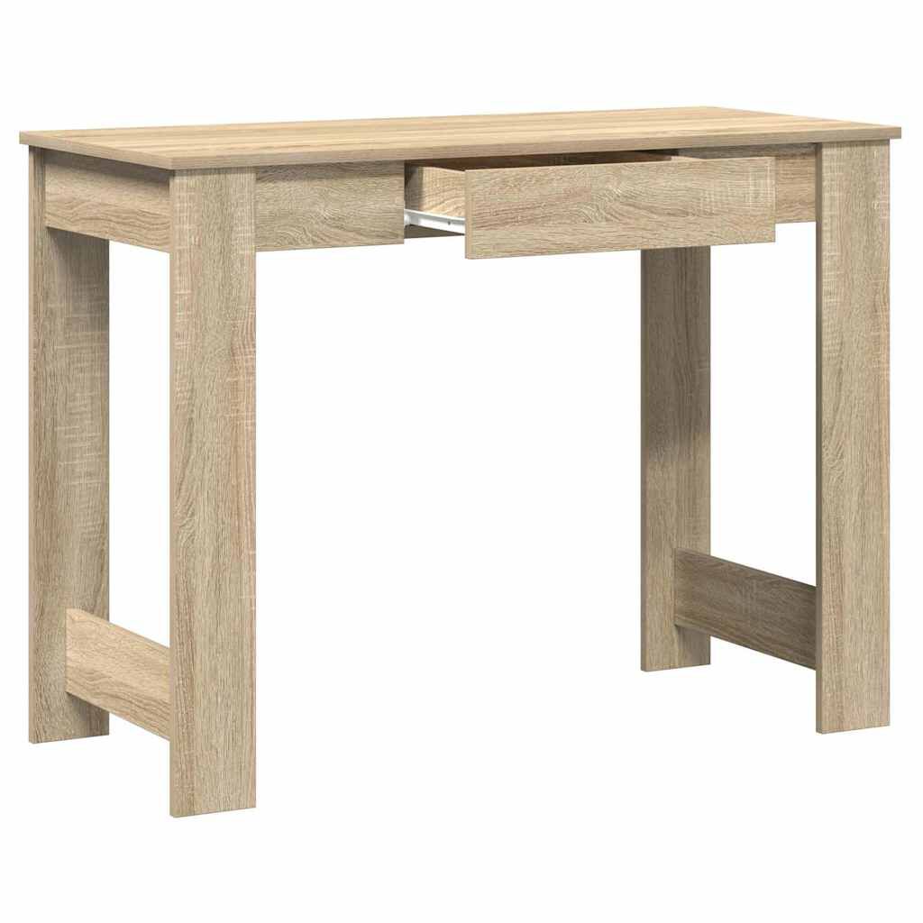 vidaXL Γραφείο Sonoma Δρυς 100x45x75 εκ. από Επεξεργασμένο Ξύλο