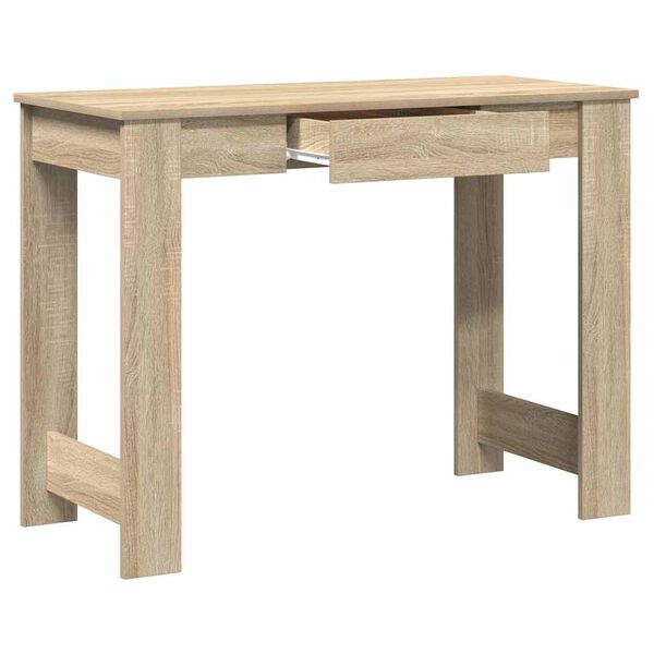 vidaXL Γραφείο Sonoma Δρυς 100x45x75 εκ. από Επεξεργασμένο Ξύλο