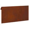 vidaXL &Phi;&rho;ά&kappa;&tau;&eta;&sigmaf; &sigma;&alpha;&lambda;&iota;&gamma;&kappa;&alpha;&rho;&iota;ώ&nu; 4 pcs &Sigma;&kappa; rusty 50 x 3,5 x 25 &epsilon;&kappa;
