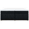 vidaXL &Kappa;&rho;&epsilon;&beta;ά&tau;&iota; Boxspring &mu;&epsilon; &Sigma;&tau;&rho;ώ&mu;&alpha; &Mu;&alpha;ύ&rho;&omicron; 200x200 &epsilon;&kappa;. &Upsilon;&phi;&alpha;&sigma;&mu;ά&tau;&iota;&nu;&omicron;