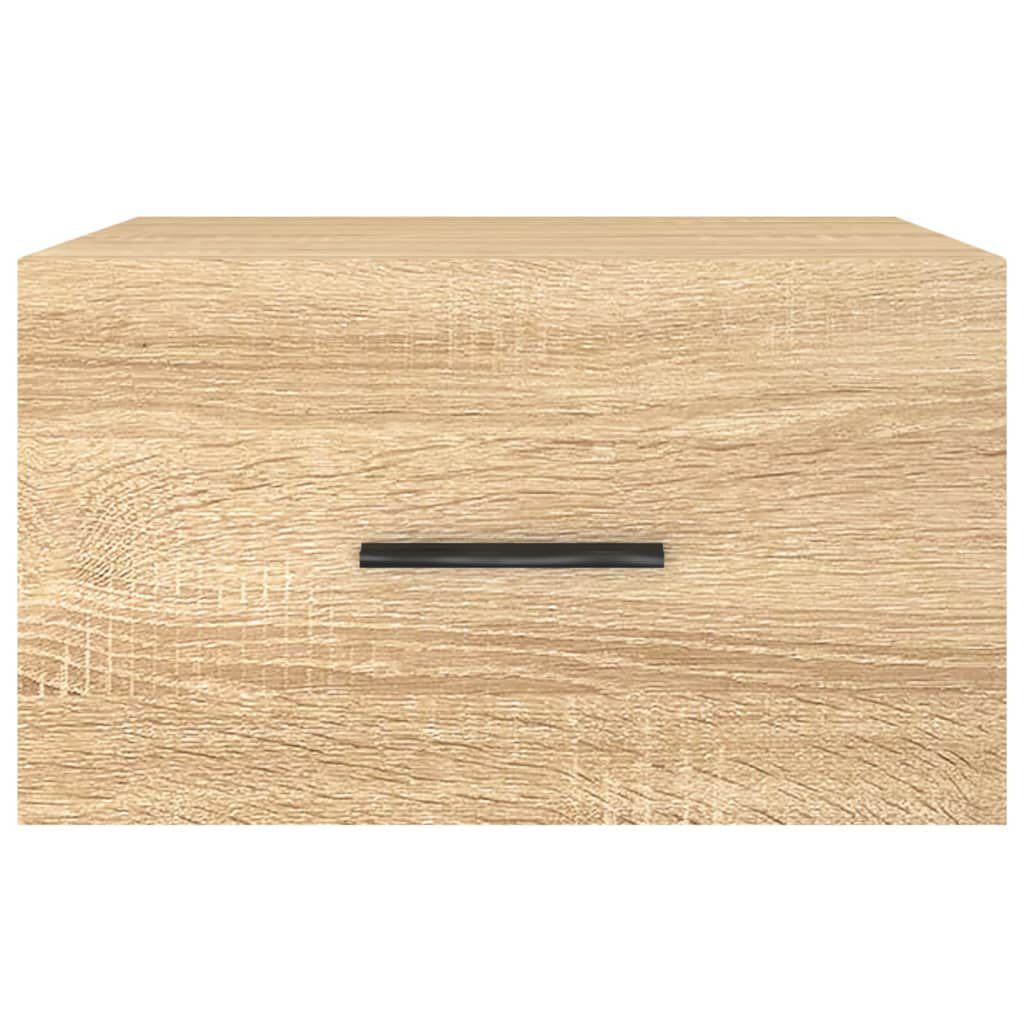 vidaXL Κομοδίνα Επιτοίχια 2 τεμ. Sonoma Δρυς 35 x 35 x 20 εκ.
