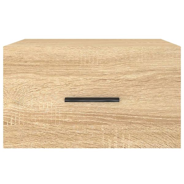 vidaXL Κομοδίνα Επιτοίχια 2 τεμ. Sonoma Δρυς 35 x 35 x 20 εκ.