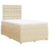 vidaXL &Kappa;&rho;&epsilon;&beta;ά&tau;&iota; Boxspring &mu;&epsilon; &Sigma;&tau;&rho;ώ&mu;&alpha; &Kappa;&rho;&epsilon;&mu; 120x200 &epsilon;&kappa;. &Upsilon;&phi;&alpha;&sigma;&mu;ά&tau;&iota;&nu;&omicron;