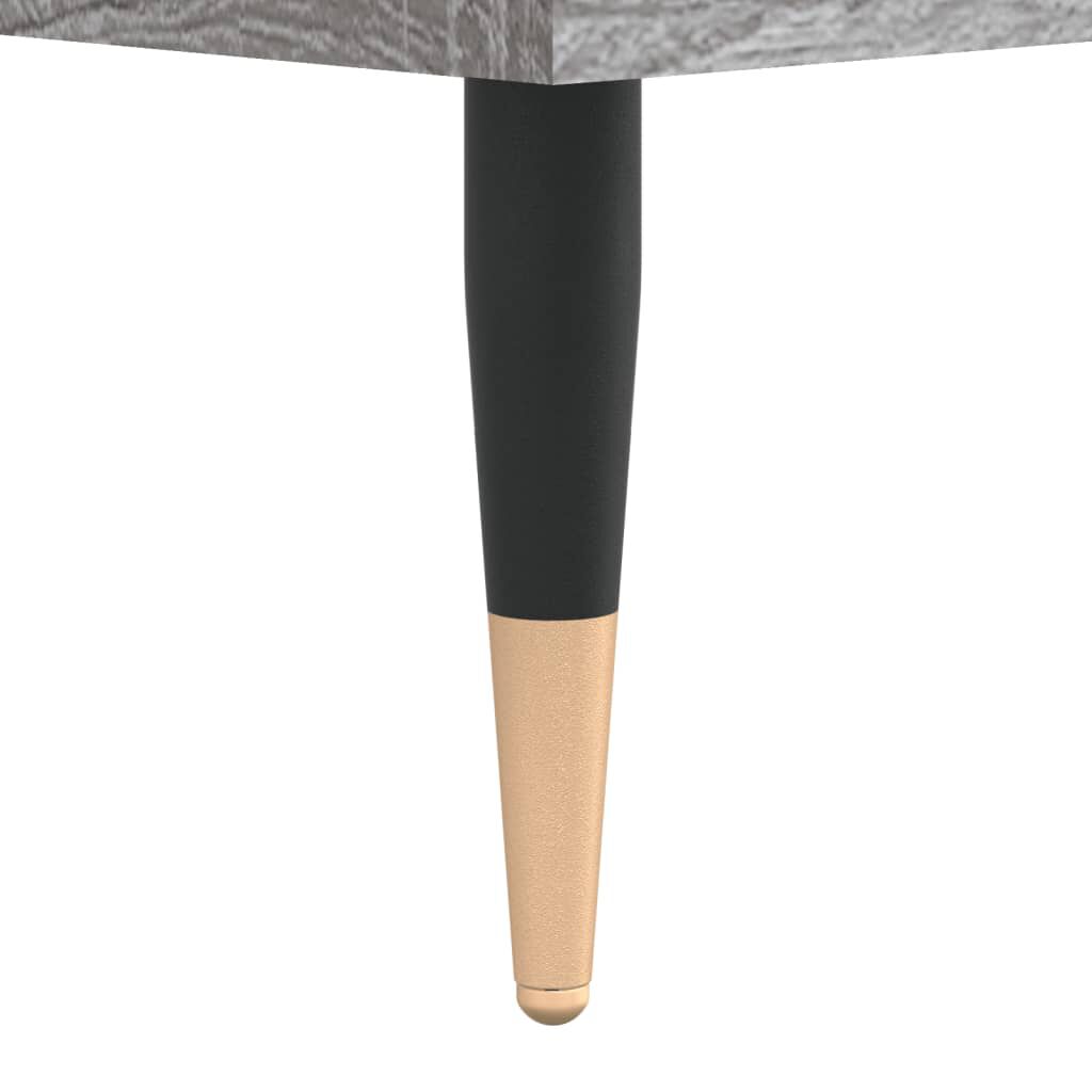 vidaXL Κομοδίνα 2 τεμ. Γκρι Sonoma 40 x 35 x 50 εκ. από Επεξεργ. Ξύλο