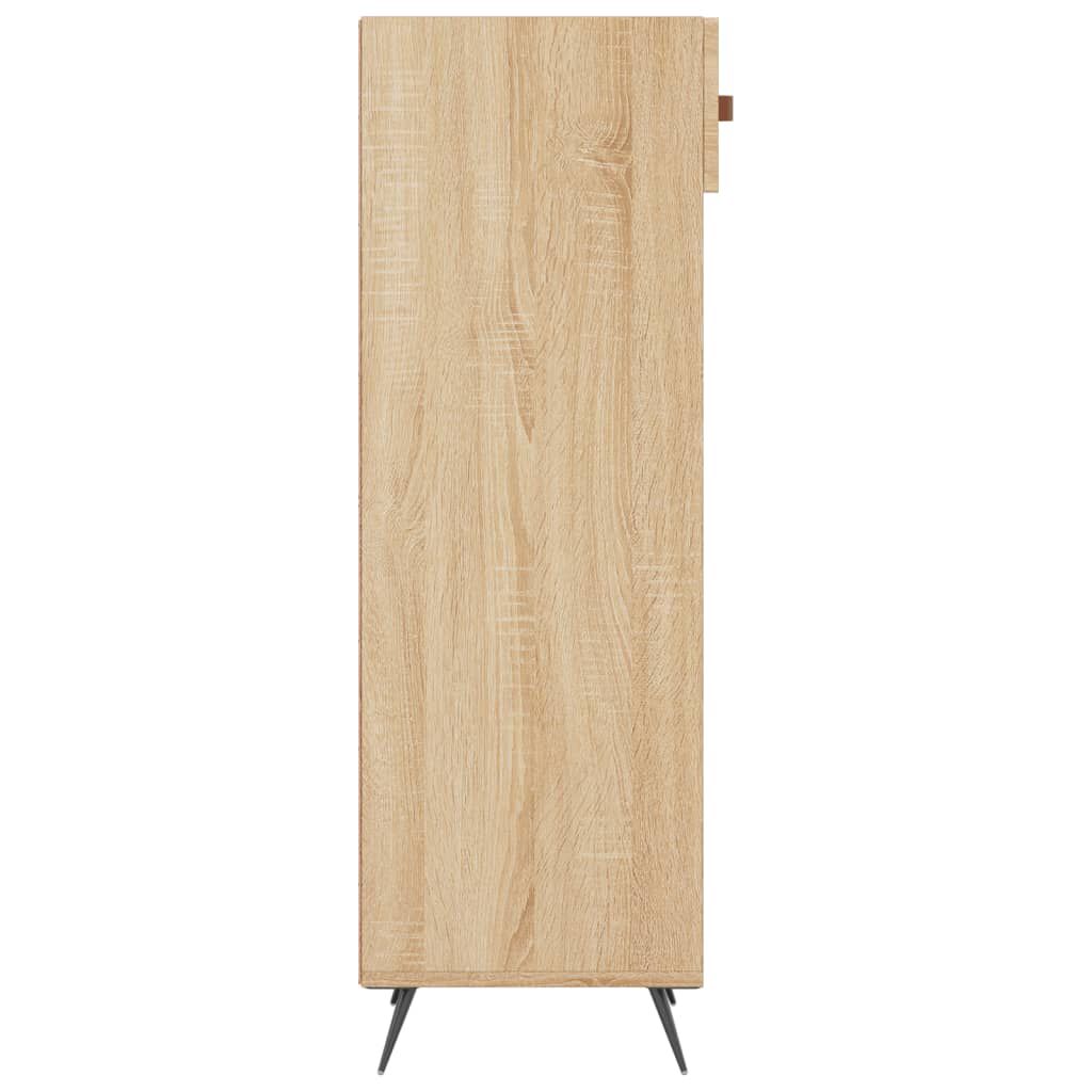 vidaXL Παπουτσοθήκη Sonoma Δρυς 30x35x105 εκ. από Επεξεργασμένο Ξύλο