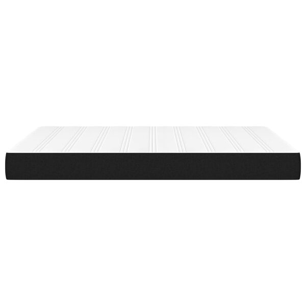 vidaXL Στρώμα με Pocket Springs Μαύρο 140x190x20 εκ. Υφασμάτινο