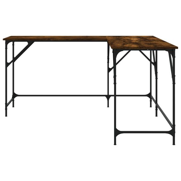 vidaXL Γραφείο Καπνιστή Δρυς 149x149x75 εκ. από Επεξεργασμένο Ξύλο