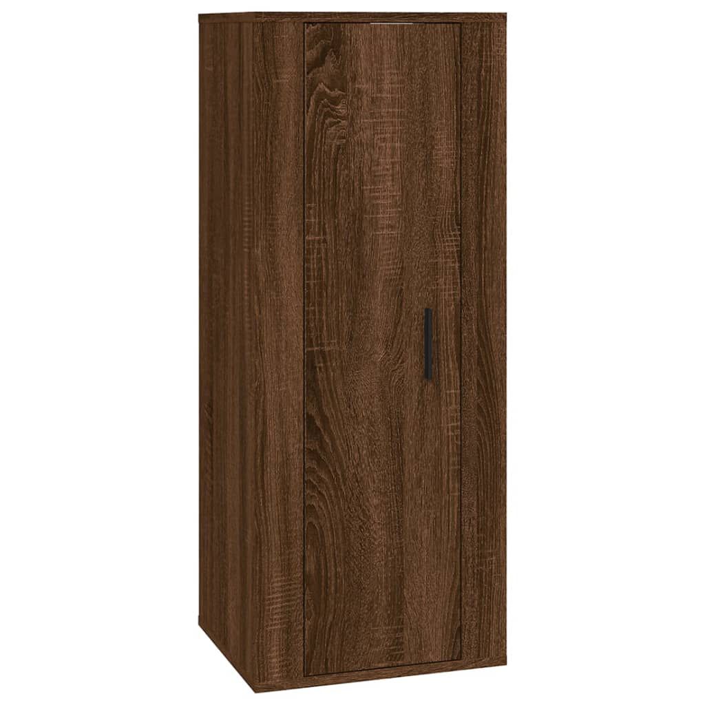 vidaXL Έπιπλο Τηλεόρασης Επιτοίχιο Καφέ Δρυς 40x34,5x100 εκ.