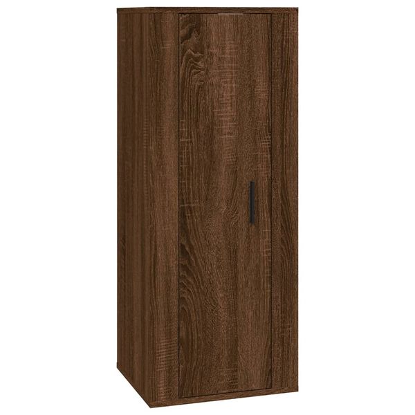 vidaXL Έπιπλο Τηλεόρασης Επιτοίχιο Καφέ Δρυς 40x34,5x100 εκ.