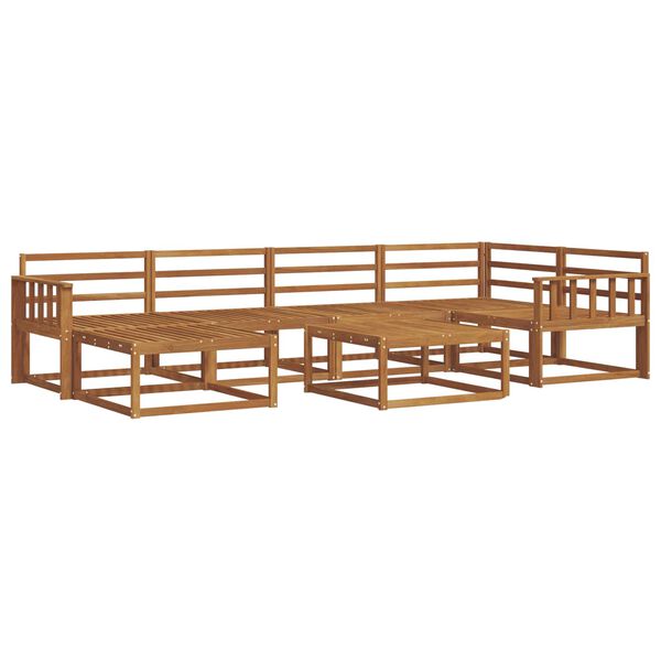 vidaXL &Sigma;&epsilon;&iota;&rho;ά &Kappa;&alpha;&nu;&alpha;&pi;έ &Epsilon;&xi;&omega;&tau;&epsilon;&rho;&iota;&kappa;&omicron;ύ 7 pcs &Phi;&upsilon;&sigma;&iota;&kappa;ό &Sigma;&tau;&epsilon;&rho;&epsilon;ό &Xi;ύ&lambda;&omicron; &Alpha;&kappa;&alpha;&kappa;ί&alpha;&sigmaf;