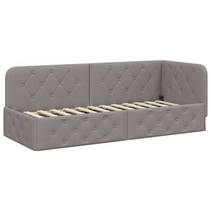 vidaXL &Kappa;&rho;&epsilon;&beta;ά&tau;&iota; &Gamma;&omega;&nu;ί&alpha;&sigmaf; Taupe 80 x 200 cm ύ&phi;&alpha;&sigma;&mu;&alpha;