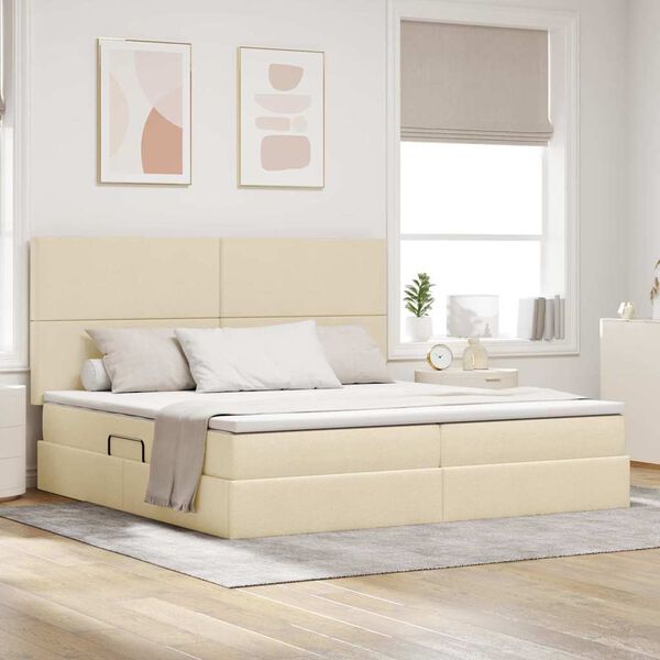 vidaXL &Kappa;&rho;&epsilon;&beta;ά&tau;&iota; &mu;&epsilon; &alpha;&pi;&omicron;&theta;&eta;&kappa;&epsilon;&upsilon;&tau;&iota;&kappa;ό &chi;ώ&rho;&omicron; &kappa;&alpha;&iota; LED &mu;&epsilon; led &Kappa;&rho;έ&mu; 200 x 200 cm