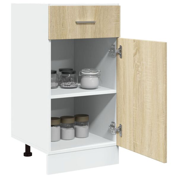 vidaXL Ντουλάπι με Συρτάρι Lyon Sonoma Δρυς 40x46x81,5 εκ. Επεξ. Ξύλο