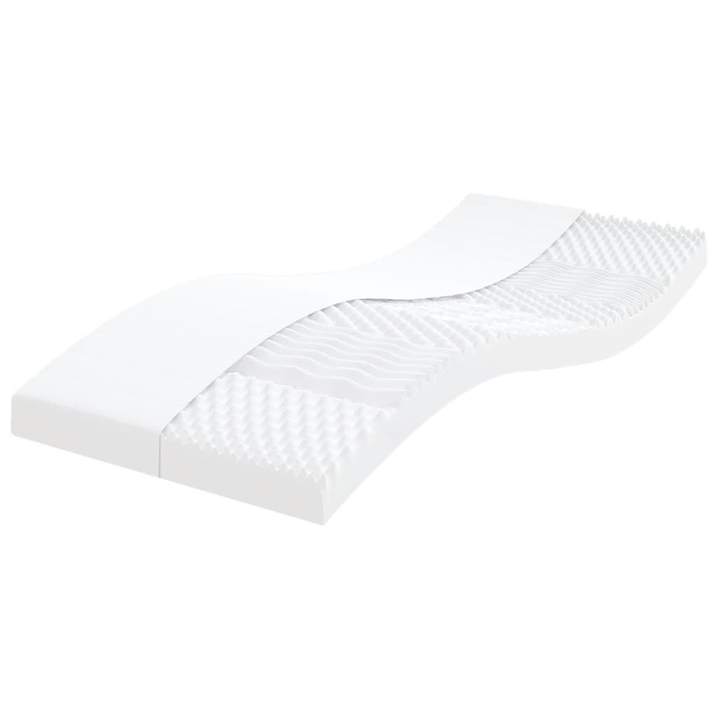 vidaXL Καναπές Κρεβάτι Συρόμενος Taupe 90x200 εκ. Ύφασμα Στρώματα