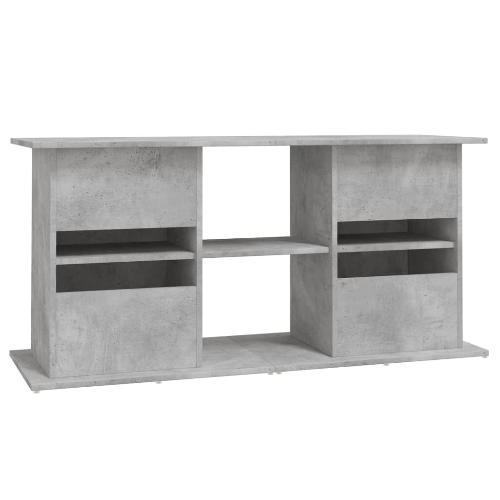 vidaXL Βάση Ενυδρείου Γκρι Σκυροδ. 121x41x58 εκ. Επεξεργασμένο Ξύλο