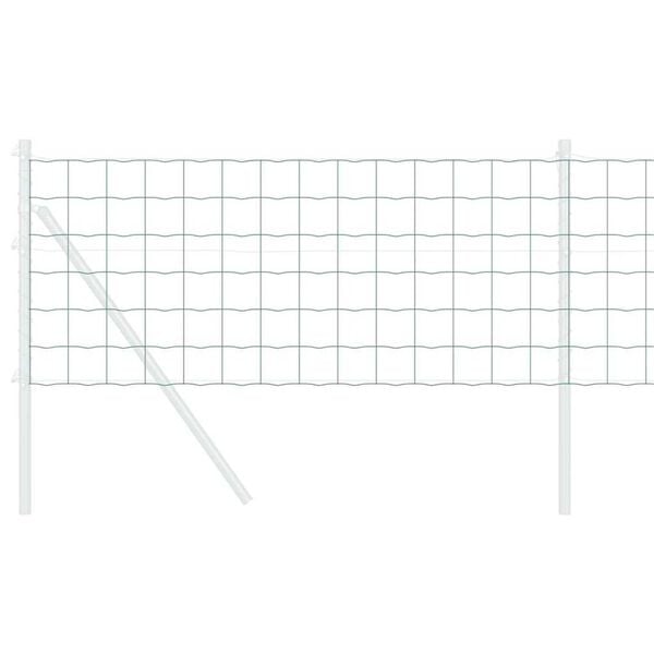 vidaXL Φράχτης Εuro Πράσινο 0,6 x 25 μ Σίδηρος με επικάλυψη PVC