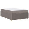 vidaXL &Sigma;&kappa;&epsilon;&lambda;&epsilon;&tau;ό&sigmaf; &Kappa;&rho;&epsilon;&beta;&alpha;&tau;&iota;&omicron;ύ &mu;&epsilon; &sigma;&tau;&rho;ώ&mu;&alpha; Taupe 160 x 200 cm ύ&phi;&alpha;&sigma;&mu;&alpha;