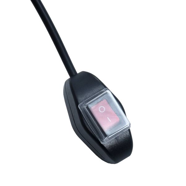 vidaXL Τέντα Συρόμενη Χειροκίνητη με LED Ανθρακί 300 x 250 εκ.