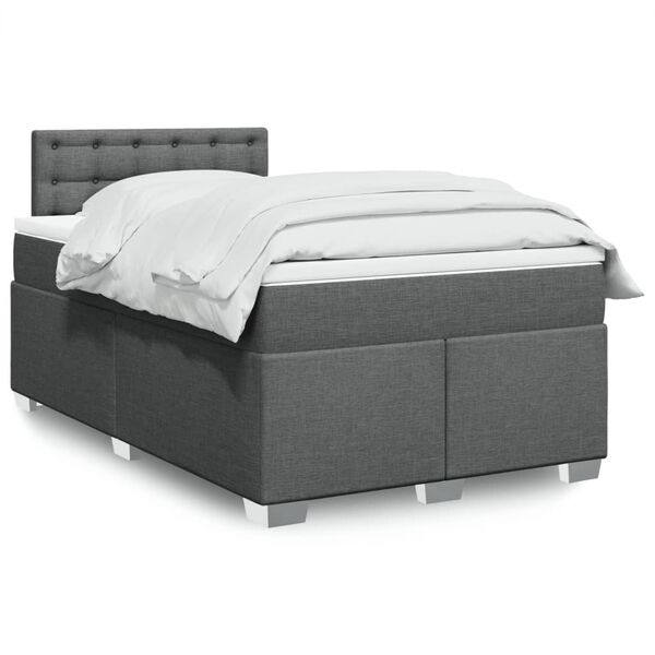 vidaXL &Kappa;&rho;&epsilon;&beta;ά&tau;&iota; Boxspring &mu;&epsilon; &Sigma;&tau;&rho;ώ&mu;&alpha; &Sigma;&kappa;&omicron;ύ&rho;&omicron; &Gamma;&kappa;&rho;&iota; 120x190 &epsilon;&kappa; &Upsilon;&phi;&alpha;&sigma;&mu;ά&tau;&iota;&nu;&omicron;