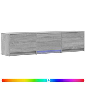vidaXL &Tau;&eta;&lambda;&epsilon;&omicron;&pi;&tau;&iota;&kappa;ή &beta;&iota;&beta;&lambda;&iota;&omicron;&theta;ή&kappa;&eta; &mu;&epsilon; LED &Gamma;&kappa;&rho;&iota; &Sigma;&omicron;&nu;&omicron;&mu;ά 165 x 34 x 40 &epsilon;&kappa;.
