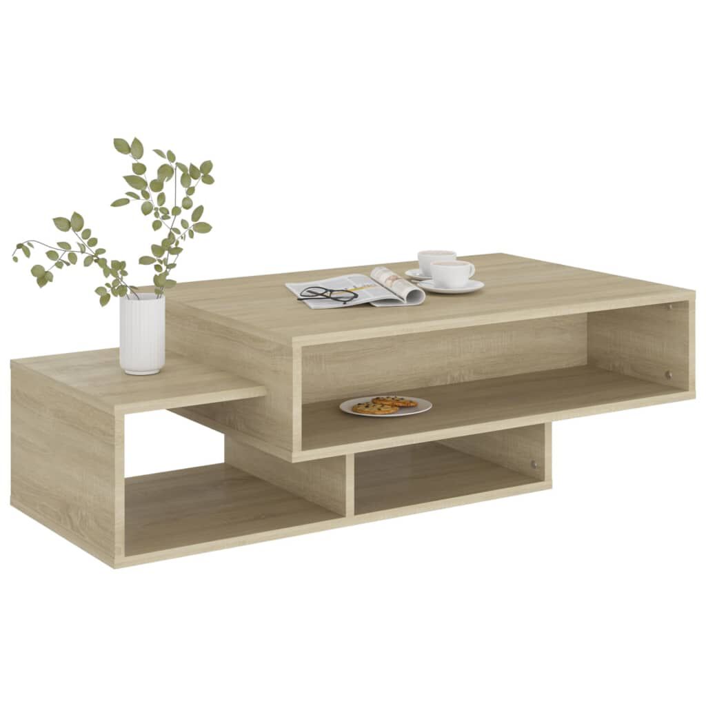 vidaXL Τραπεζάκι Σαλονιού Sonoma Δρυς 105 x 55 x 32 εκ από Επεξ. Ξύλο
