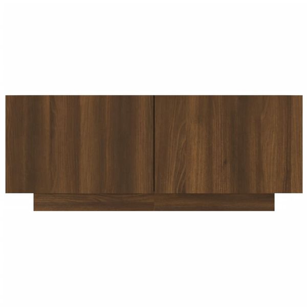 vidaXL Έπιπλο Τηλεόρασης Καφέ Δρυς 100x35x40 εκ. Επεξεργασμένο Ξύλο