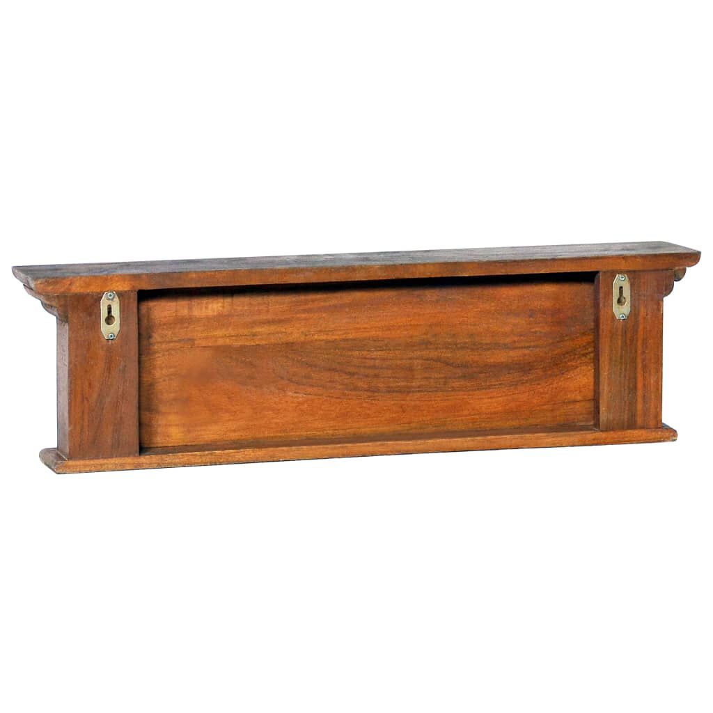 vidaXL Κρεμάστρα Τοίχου 70 x 10 x 20 εκ. από Μασίφ Ξύλο Teak