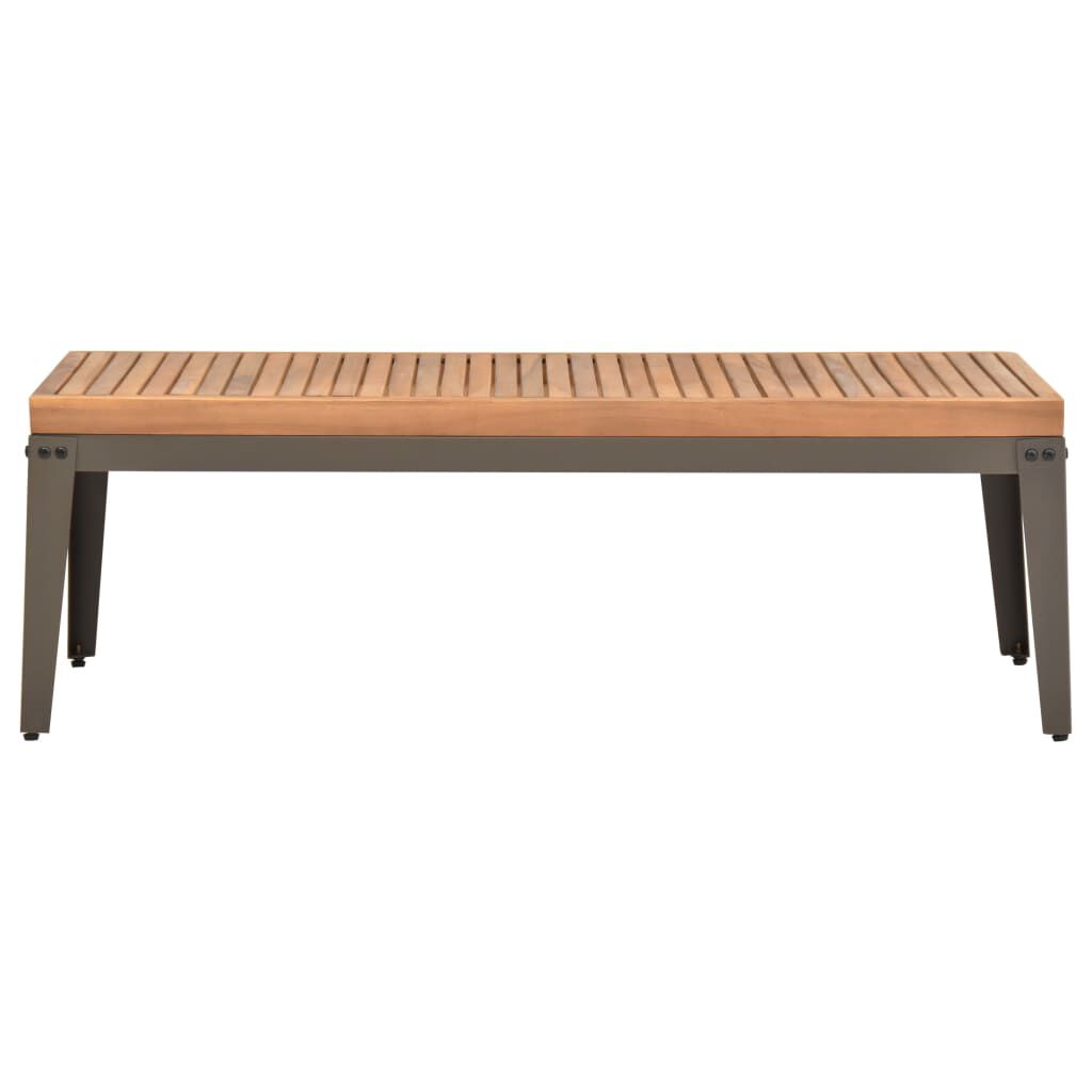 vidaXL Τραπεζάκι Σαλονιού Κήπου 110 x 55 x 36 εκ. Μασίφ Ξύλο Ακακίας