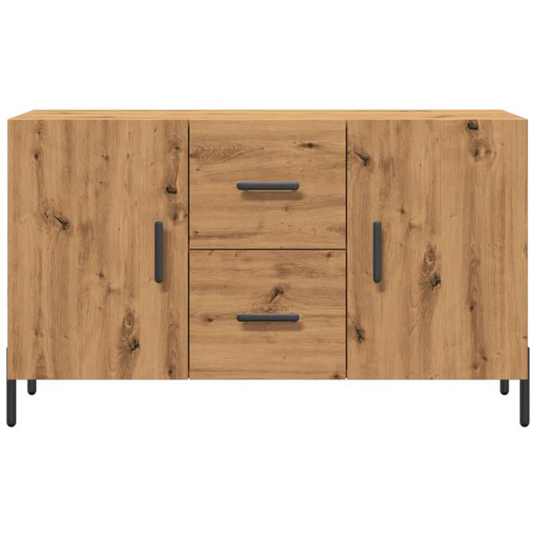vidaXL Σκευοθήκη Δρυς τεχνίτης 100x36x60 cm Κατασκευασμένο ξύλο