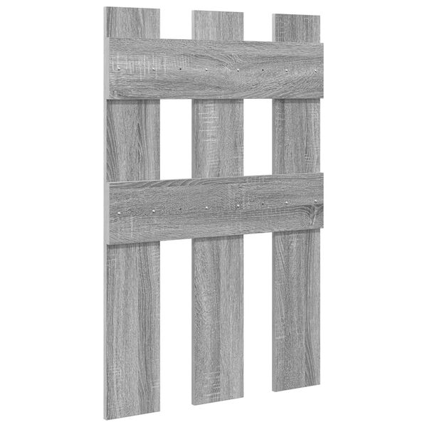 vidaXL Τοίχου Κρεμάστρα με αποθήκευση Γκρι sonoma 65 x 3 x 100 εκ.