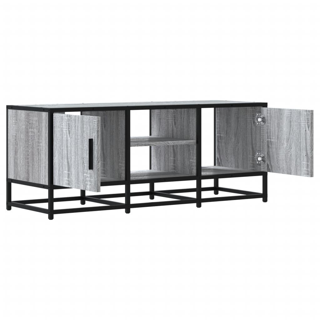 vidaXL Έπιπλο Τηλεόρασης Γκρι Sonoma 100x35x41 εκ. Επεξ. Ξύλο