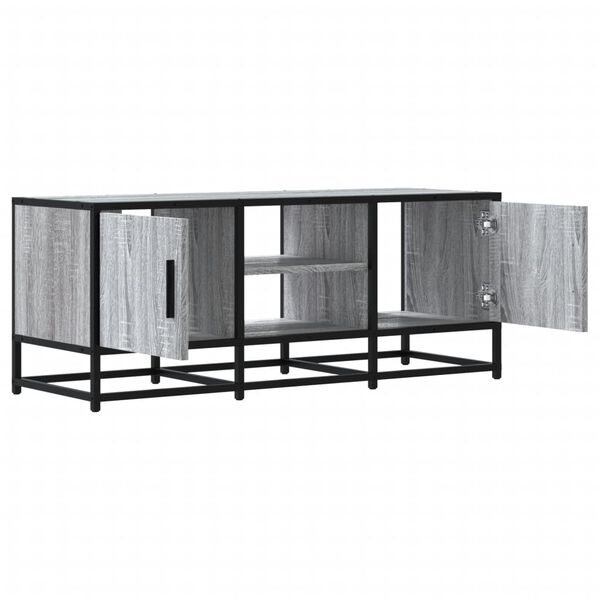 vidaXL Έπιπλο Τηλεόρασης Γκρι Sonoma 100x35x41 εκ. Επεξ. Ξύλο