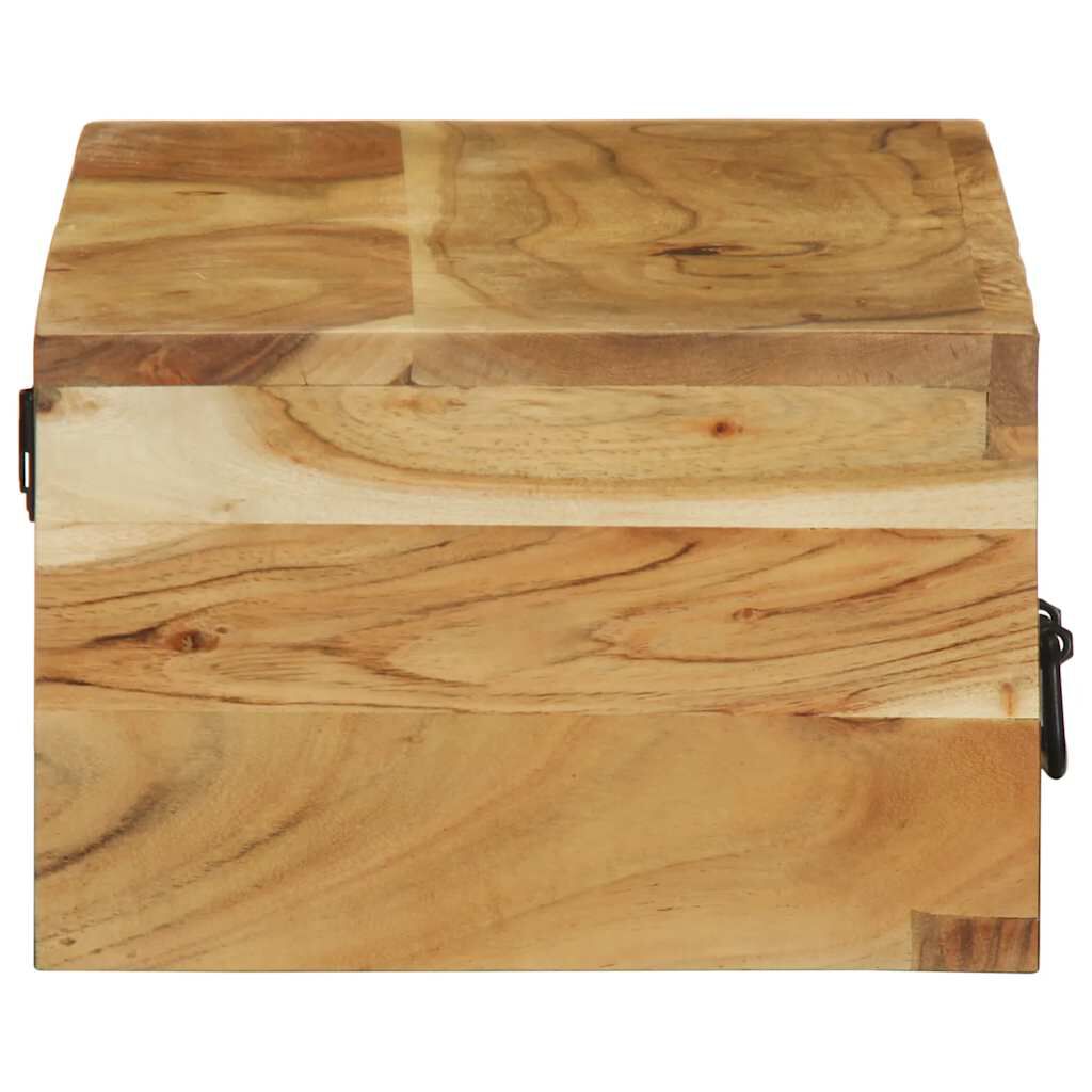 vidaXL Επίτοιχο ντουλάπι τηλεόρασης 100x30x19 cm Μασίφ ξύλο ακακίας