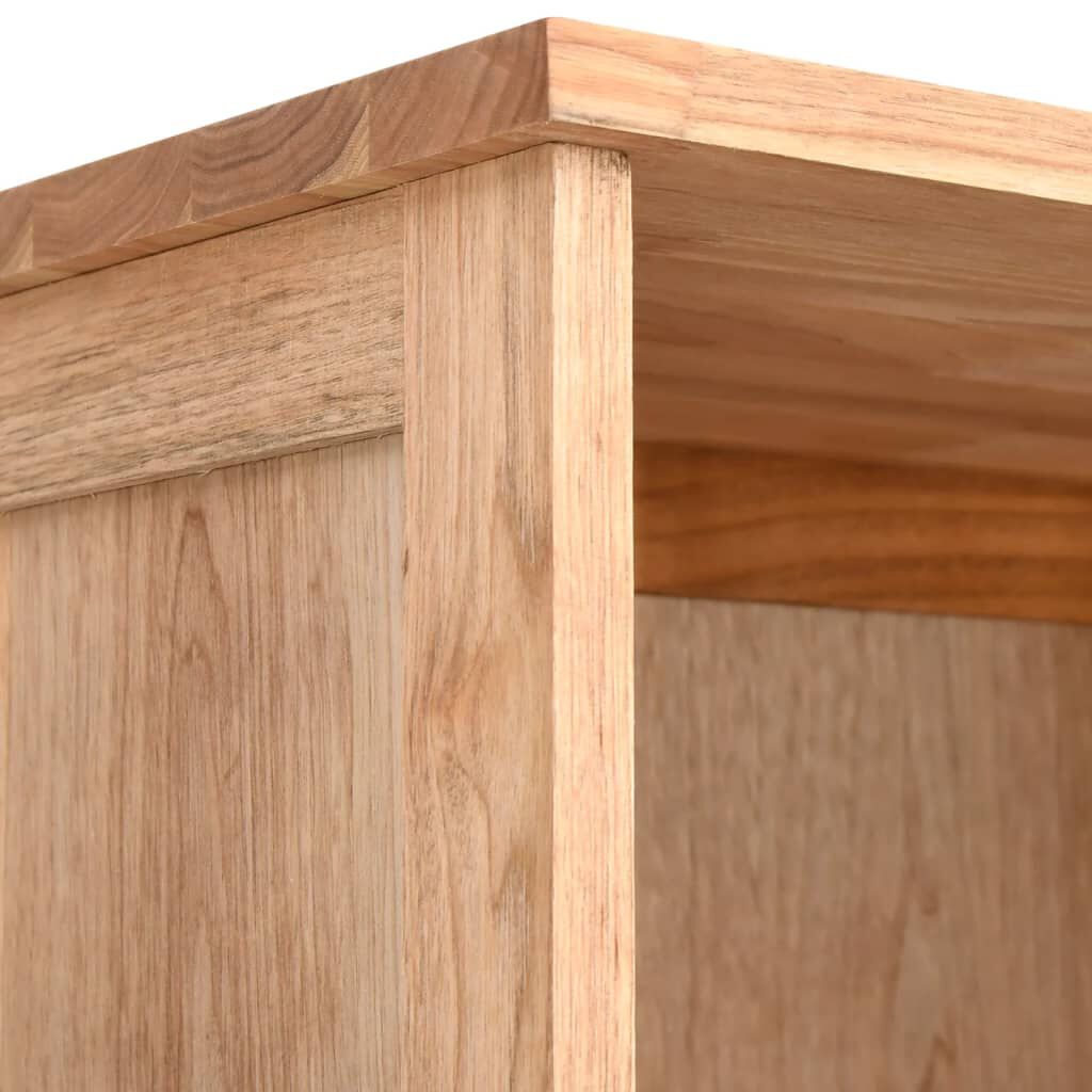 vidaXL Ντουλάπι Μπάνιου 42 x 29 x 182 εκ. από Μασίφ Ξύλο Καρυδιάς