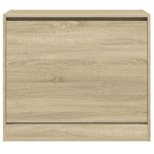 vidaXL Παπουτσοθήκη Sonoma Δρυς 80x42x69 εκ. από Επεξεργασμένο Ξύλο