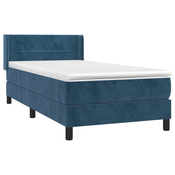 vidaXL &Kappa;&rho;&epsilon;&beta;ά&tau;&iota; Boxspring &mu;&epsilon; &Sigma;&tau;&rho;ώ&mu;&alpha; &Sigma;&kappa;&omicron;ύ&rho;&omicron; &Mu;&pi;&lambda;&epsilon; 80 x 200 &epsilon;&kappa;. &Beta;&epsilon;&lambda;&omicron;ύ&delta;&iota;&nu;&omicron;