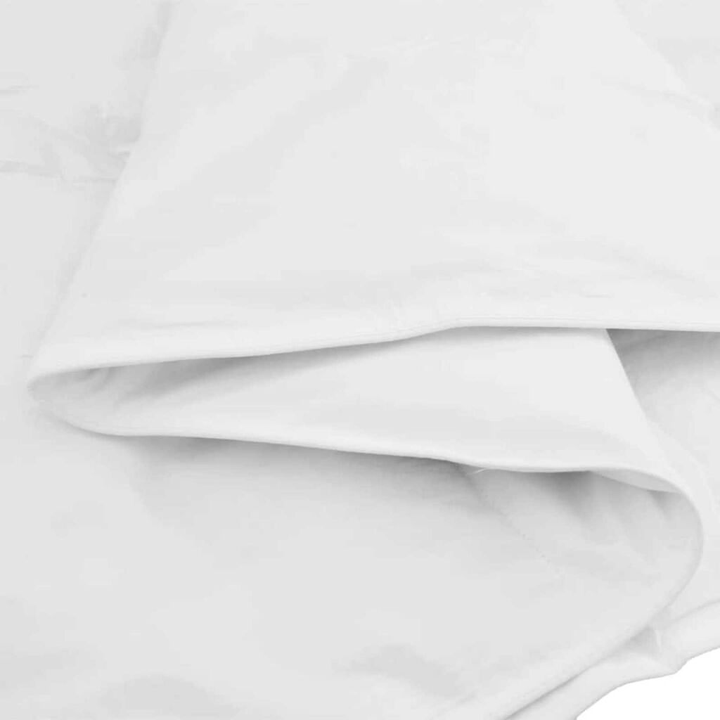 vidaXL Σετ Παπλωμάτων με μαξιλάρι 2 pcs Λευκό 155 x 220 cm Πούπουλο