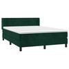 vidaXL &Kappa;&rho;&epsilon;&beta;ά&tau;&iota; Boxspring &mu;&epsilon; &Sigma;&tau;&rho;ώ&mu;&alpha; &Sigma;&kappa;&omicron;ύ&rho;&omicron; &Pi;&rho;ά&sigma;&iota;&nu;&omicron; 140x190&epsilon;&kappa;. &Beta;&epsilon;&lambda;&omicron;ύ&delta;&iota;&nu;&omicron;